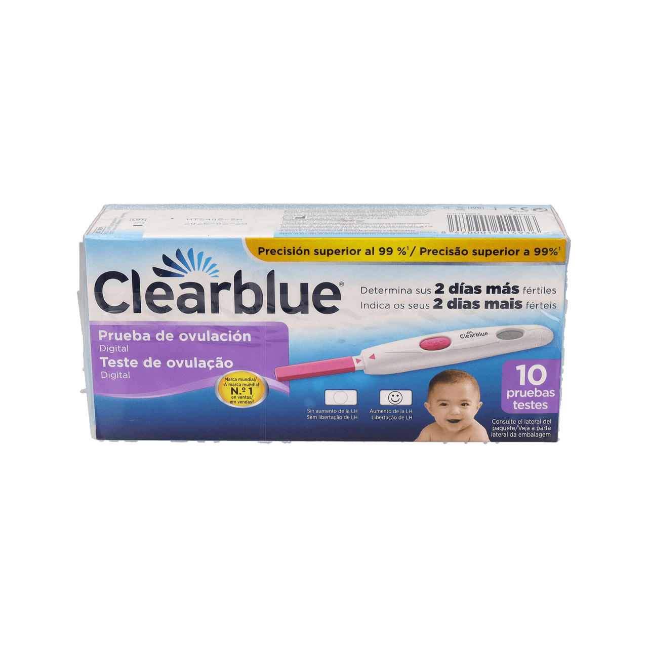 Clearblue Test de Ovulación Digital 10 unidades